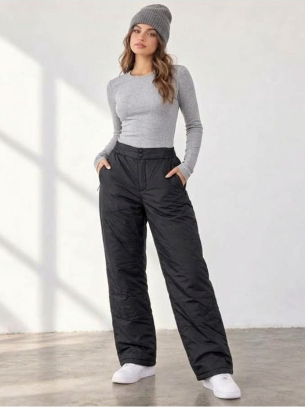 OFFLINE by Aerie Black Insulated Padded Snow Pants size small NEW